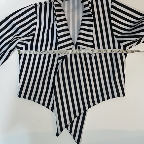 3 Piece Beetlejuice Halloween Costume, Black & White Stripes, Size Adult Small - Picture 7 of 12